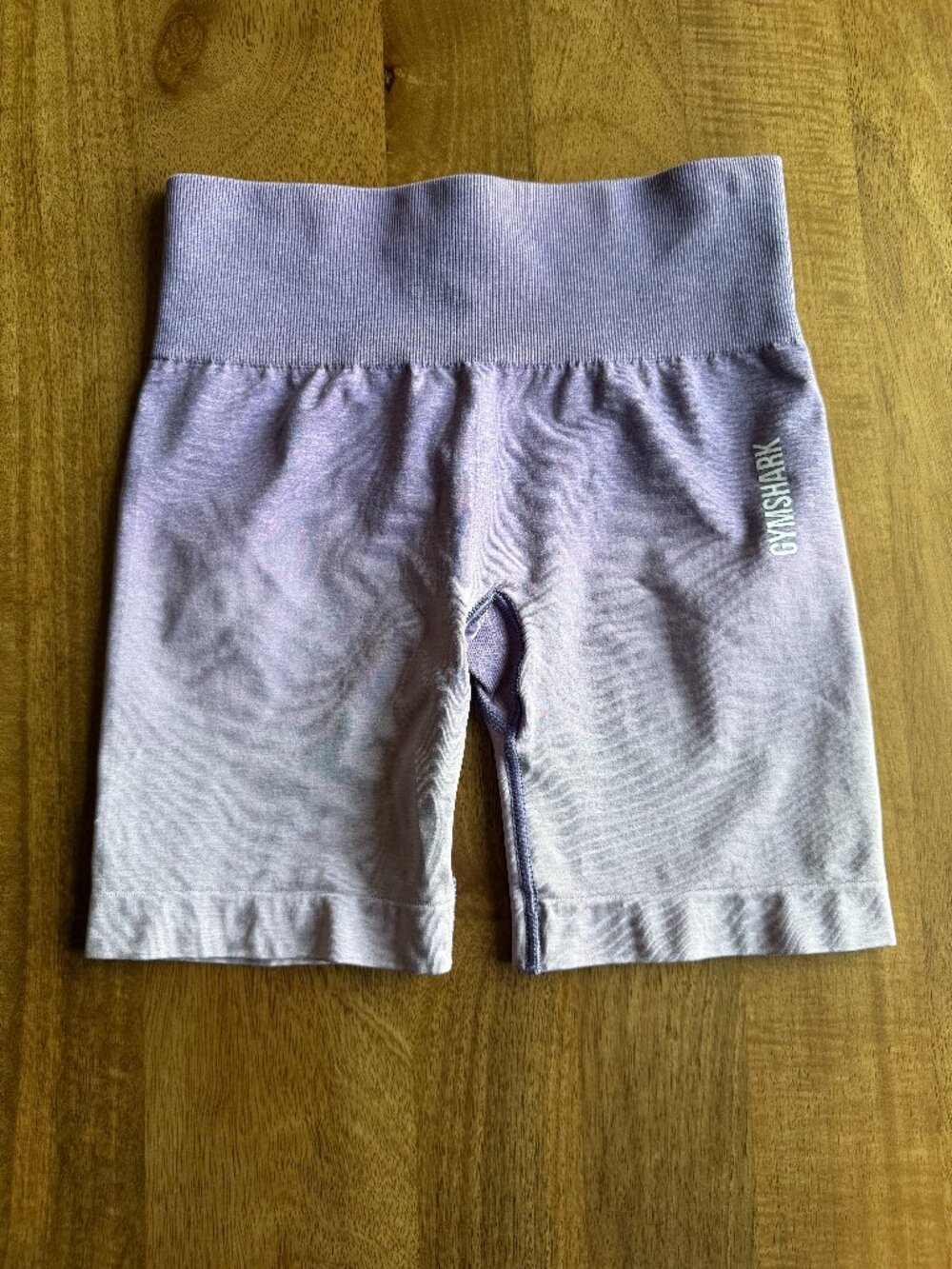 Gymshark Adapt Ombre Seamless Shorts Purple Pink High Waisted Small 6" inseam